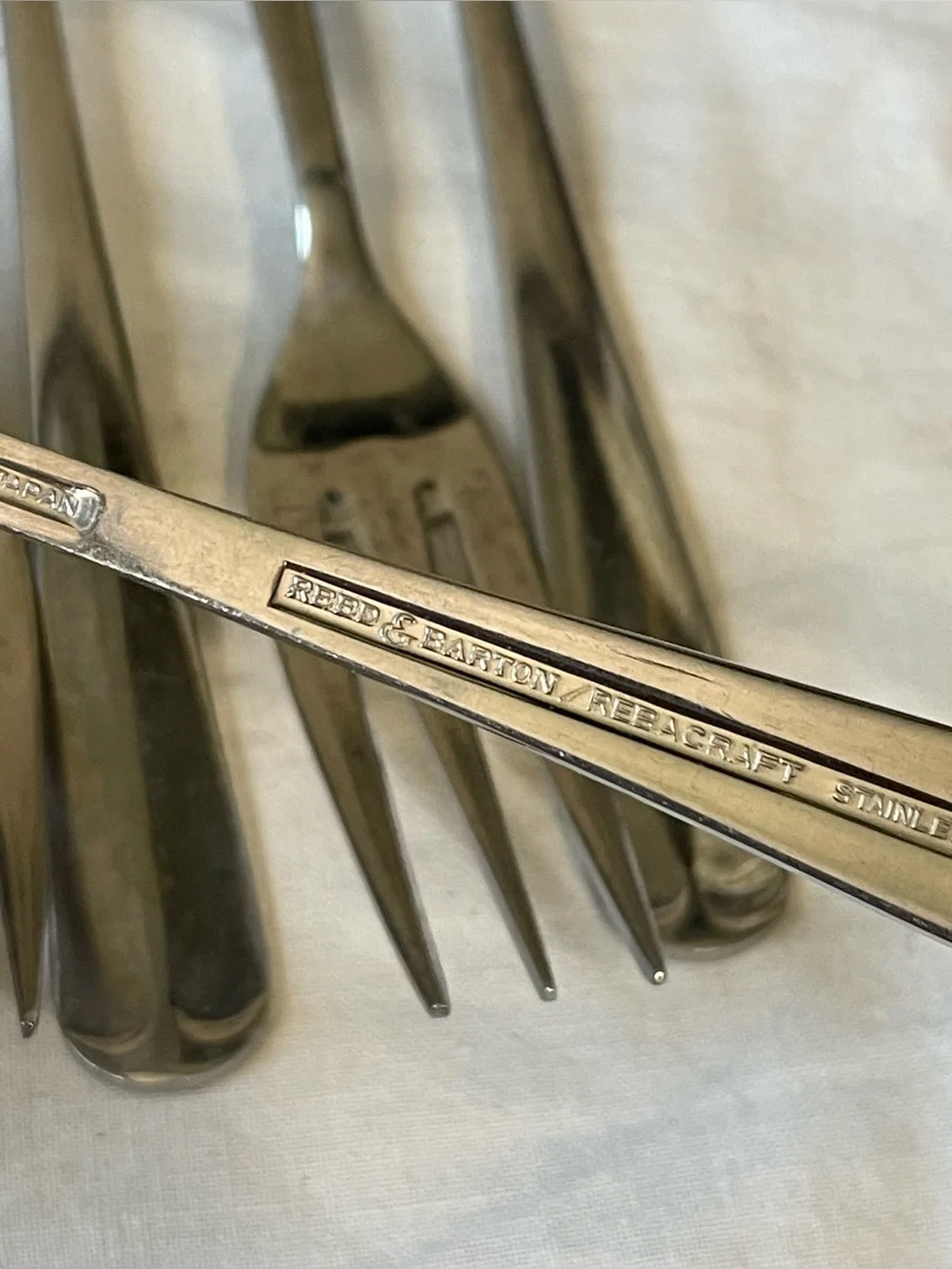 Reed & Barton Old Lexington stainless steel flatware forks replacements